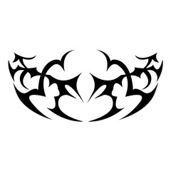 Stylized Cybersigil Floral Illustration