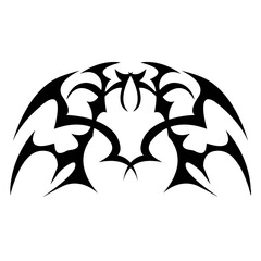 Stylized Cybersigil Floral Illustration