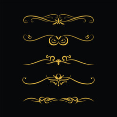 Vintage Ornamental Frames and Borders – Retro Ornate Design Set
