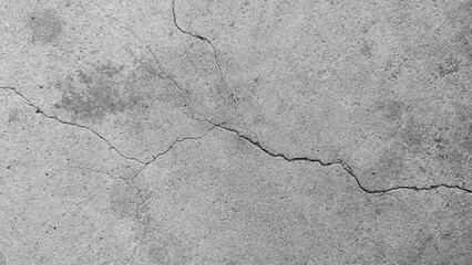 Obraz premium Cracked concrete wall texture, Cement background not painted in vintage style