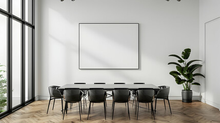 Modern style interior design 3d illustration