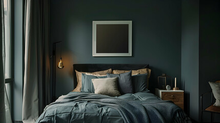 Modern style interior design 3d illustration