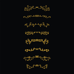 Vintage Ornamental Frames and Borders – Retro Ornate Design Set
