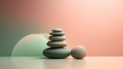 Green Abstract Geometric Graphic Design and Photography Assets