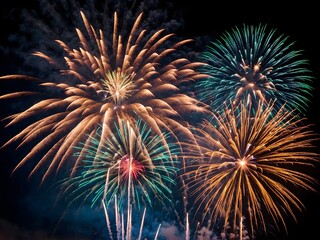 beautiful fireworks background. elegant background