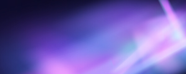 Prism overlay from the sun's rays on the blue wall. Blurred shadows in the room. Soft overlay of natural light. Abstract background for product presentation for studio.Natural light layout.