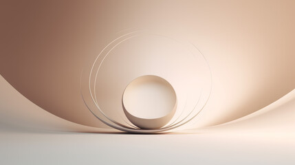 zen, white background, centered subject, white space, abstract, detailed, 8k, white and beige shades, gradient, elegant, beautiful composition, minimal, minimalism, simple
