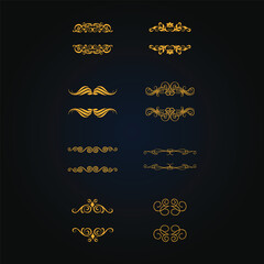 Vintage Ornamental Frames and Borders – Retro Ornate Design Set
