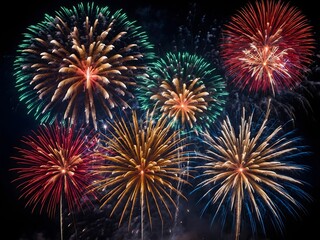 beautiful fireworks background. elegant background