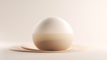 zen, white background, centered subject, white space, abstract, detailed, 8k, white and beige shades, gradient, elegant, beautiful composition, minimal, minimalism, simple