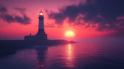 Stunning coastal sunset, with vibrant skies and peaceful waves, capturing the beauty of the ocean and its tranquil ambiance