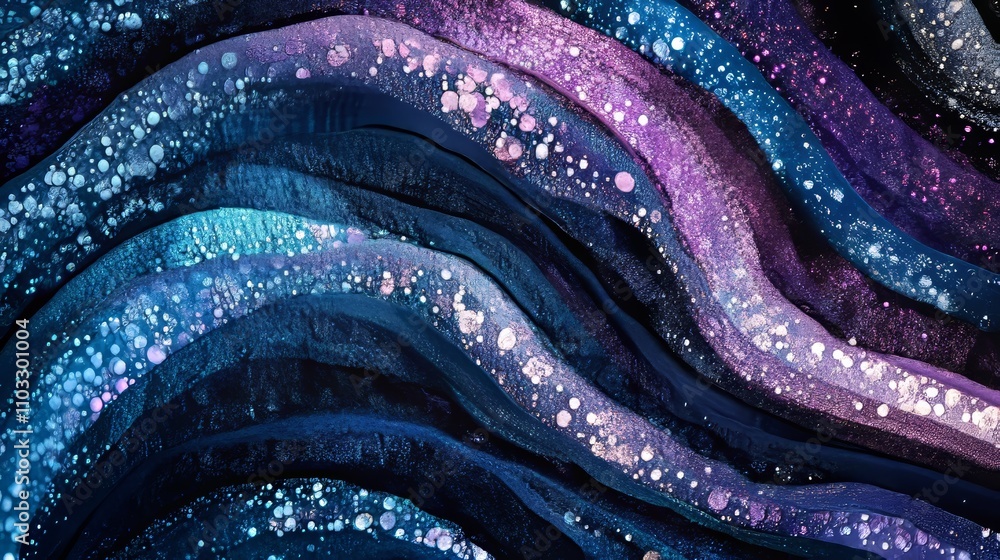 Canvas Prints the universe studded with stars and galaxies. a vast, dark space illuminated by twinkling stars and 