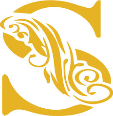 Alphabet art color signs letters design