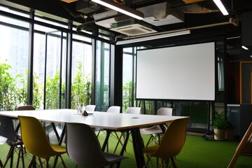 Minimalist Modern Meeting Room Design for Office Spaces