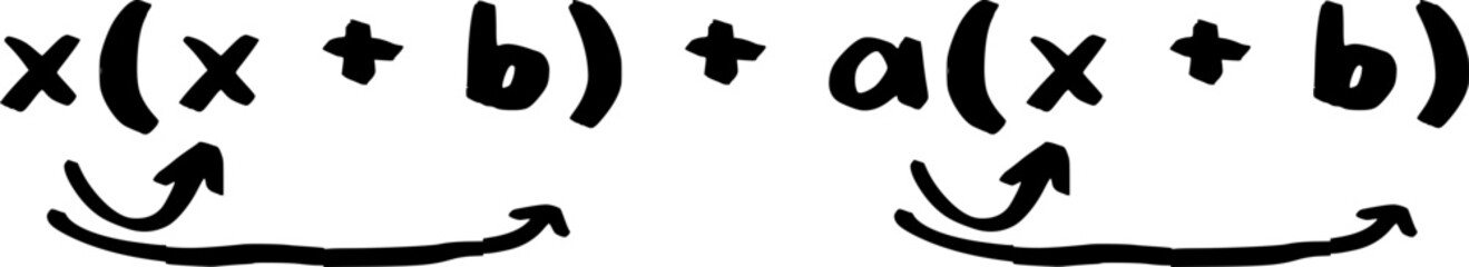 Algebraic Equation, Multiplying Binomials Using Horizontal Distributive Method