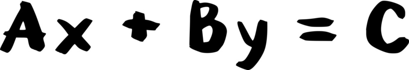 Algebraic Equation, Standard Form of Linear Equations in Two Variables