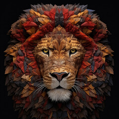 Majestic Lion Portrait