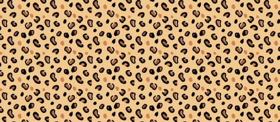 Cheetah and leopard print, spotted pattern and background