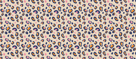 Cheetah and leopard print, spotted pattern and background