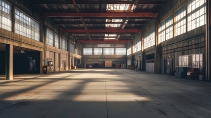 The Empty Industrial Warehouse