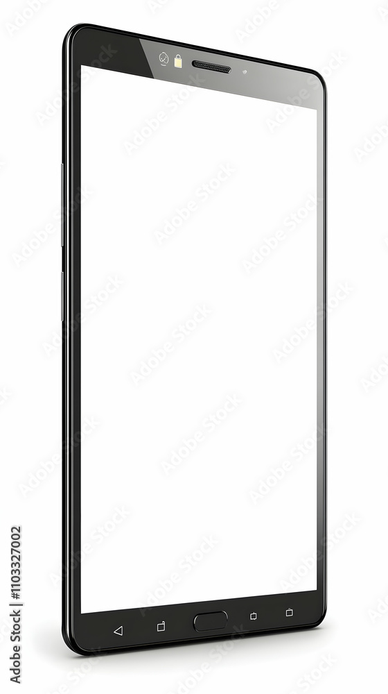 Poster black tablet mockup, sleek design with blank screen, ideal for app presentation or ui showcase.