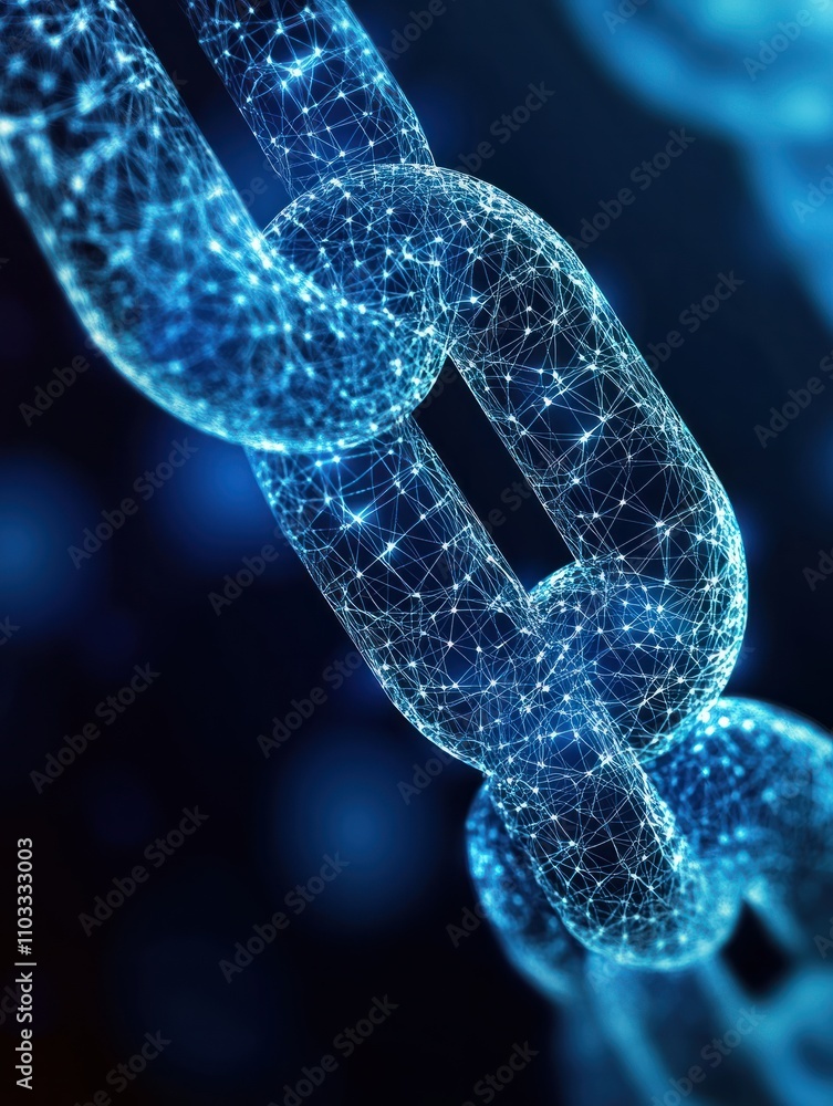 Poster blockchain technology futuristic hud background with blockchain peer to peer network. global cryptoc