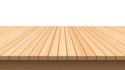 3d realistic of a wooden table