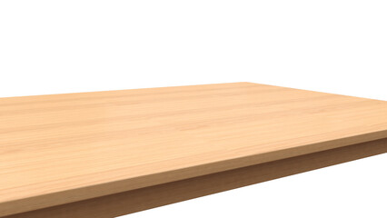 3d realistic of a wooden table