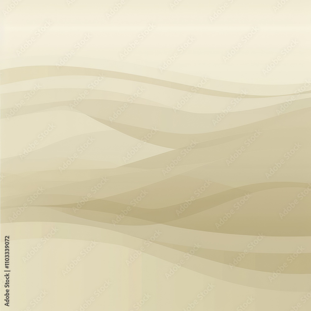 Poster abstract wavy background in soft neutral tones, suitable for design or presentation use.