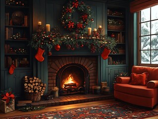 Room with a Fireplace and a Couch
