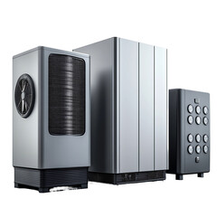 Fototapeta premium Refrigerated Air Dryers: The Key to Clean, Dry Air isolated on white and transparent background