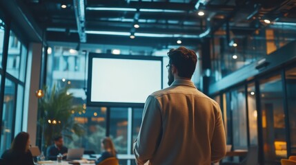 The Business Meeting in Progress