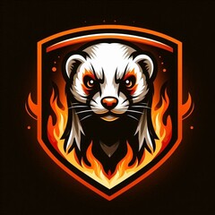 cool panda logo 3d