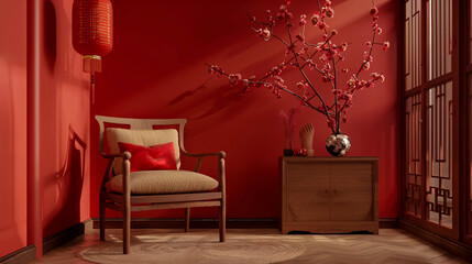 Interior of a living room with green houseplants and sofas.
