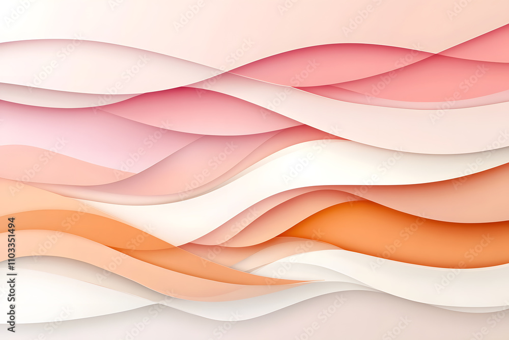 Poster dynamic wave patterns abstract art digital design modern aesthetics vibrant colors conceptual visual