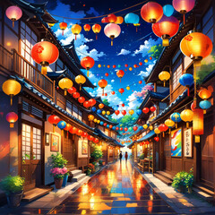  lantern wallpaper