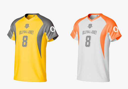 Volleyball Jersey Mockup
