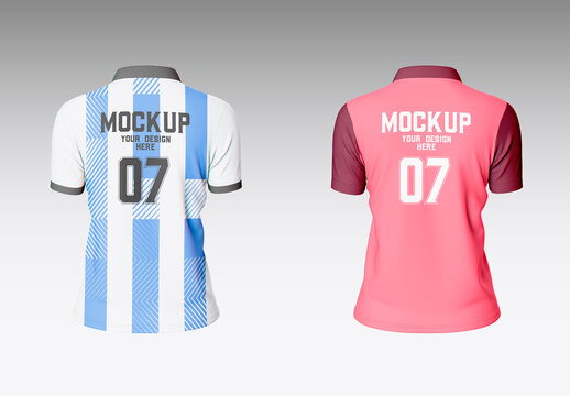 Women's Soccer Jersey Mockup