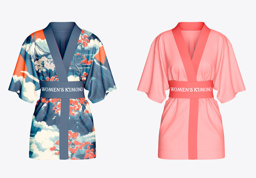 Women's Kimono Mockup