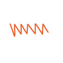zig-zag line vector icon