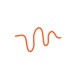 zig-zag line vector icon