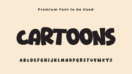 Fun and Playful Cartoon Fonts: Perfect for Creative Designs