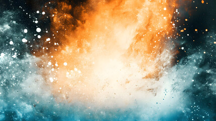 Yellow orange glowing blue teal black noise texture gradient background grainy dark vibrant banner poster cover backdrop header design