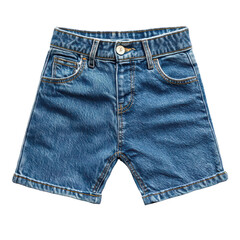 Denim Shorts isolated on transparent background