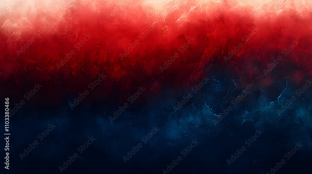 Aufkleber abstract red and blue textured background. gradient transition from vibrant red to deep blue. perfec