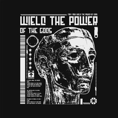 Streetwear T-shirt Design Vector, Urban T-shirt Design for Print on Demand. Streetwear Graphic Tee. Brutalism Design for T shirt,  Streetwear Graphic for DTF DTG Printing. Trendy Urban Design