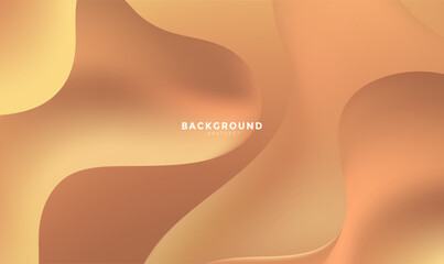 Yellow liquid web banner, abstract background, Colorful gradient Business Banner Background	