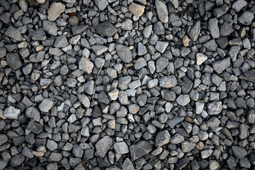 Small grey stones background texture