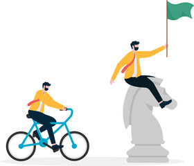 Leadership, Strategy, Competition, Victory. Talented leaders lead the organization towards its objectives and goals.

