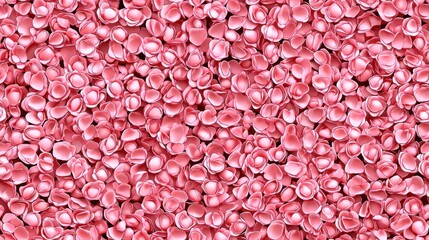 Vibrant Red and Pink Hearts Forming Seamless Pattern Textured Background for Valentine s Day